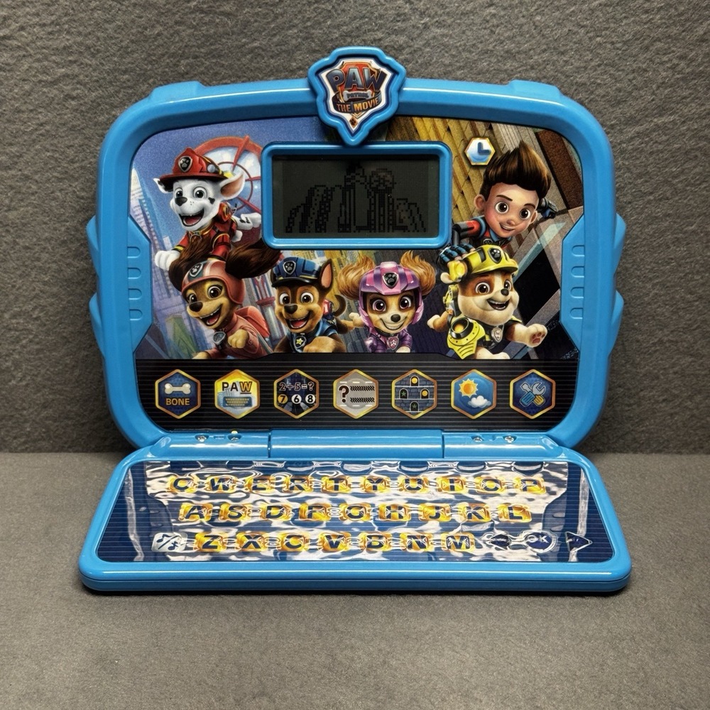 VTech PAW Patrol The Movie Learning Tablet Laptop Toy / Tested & Works